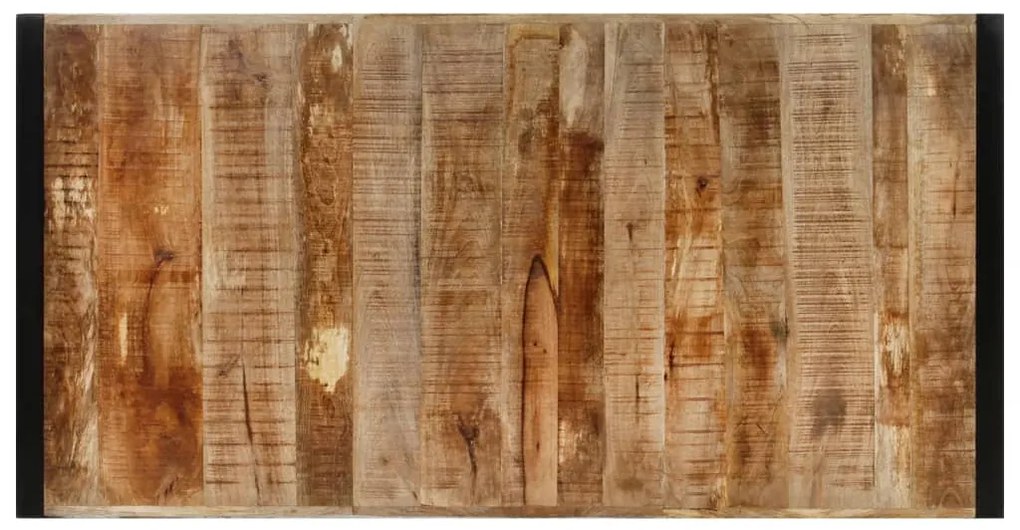 Mesa de bar 175x90x110 cm madeira de mangueira áspera maciça