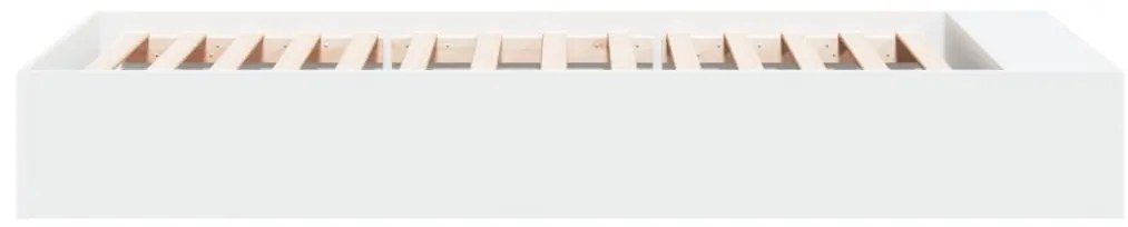 Estrutura de cama 100x200 cm derivados de madeira branco