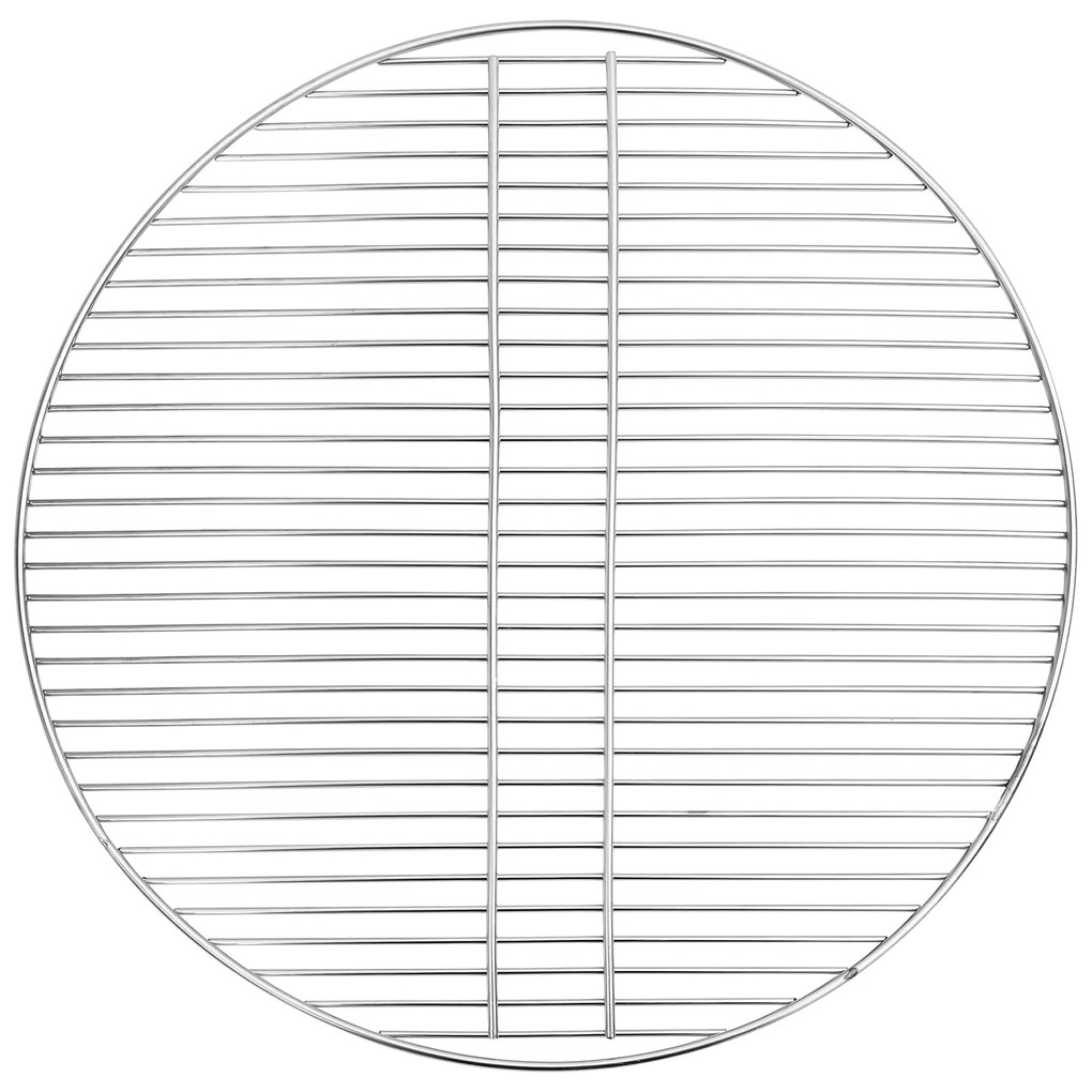Grelha para Churrasqueira vidaXL Prata Ø60 cm Aço Inoxidável