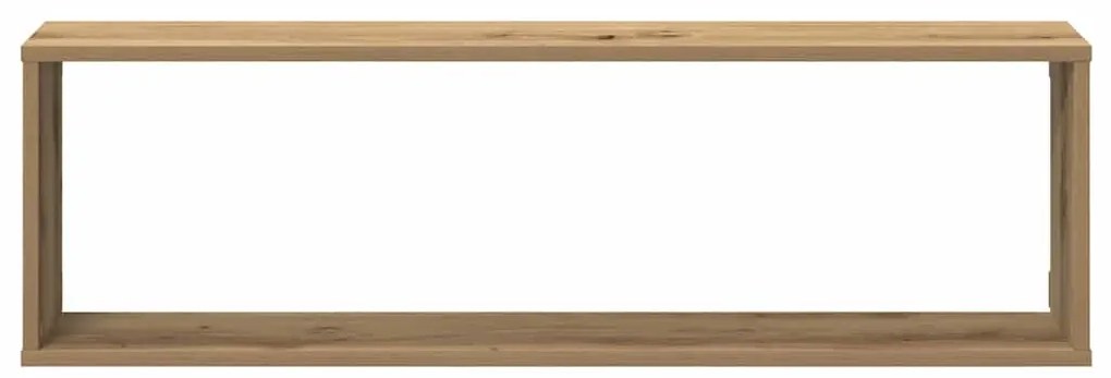 Prateleiras cubo 4 pcs derivados de madeira carvalho artisiano