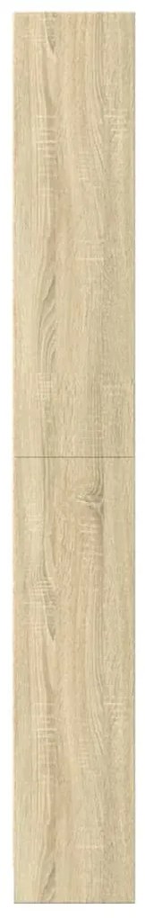 Estante 60x24x176 cm derivados de madeira carvalho sonoma