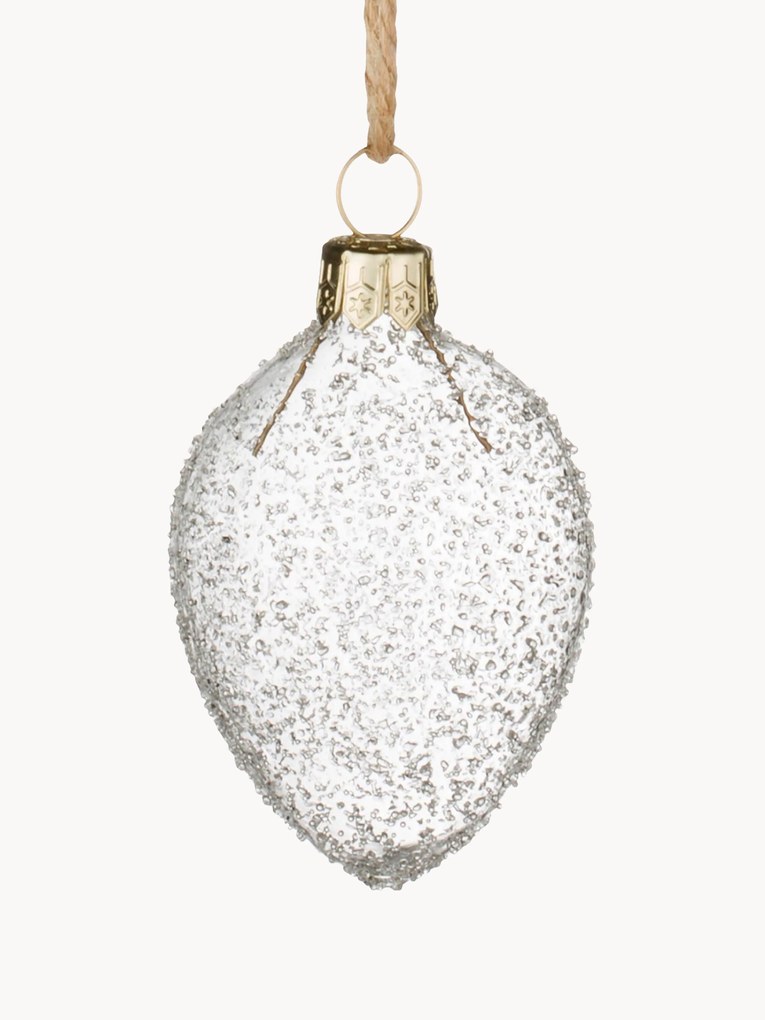 Ornamentos de ovos de Páscoa artesanais Estinia, conjunto de 3