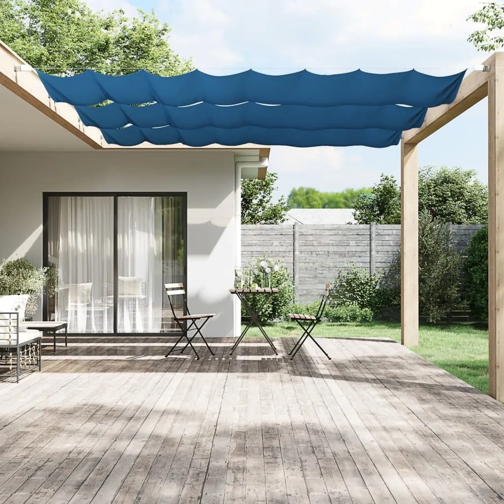 Toldo vertical 100x1200 cm tecido oxford azul