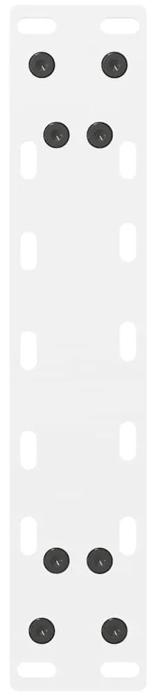 Pés para mesa de centro , brancos, 2 peças, 30x(30-31) cm, aço