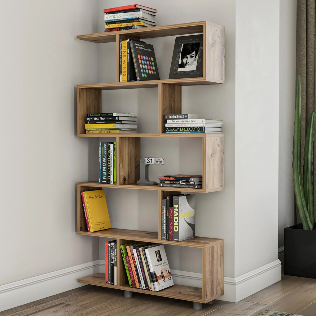 Estante Elif – Pinho – 90x156x20 cm