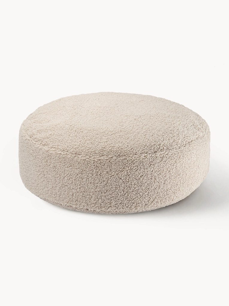 Pufe em teddy para crianças Sugar, Ø 65 cm