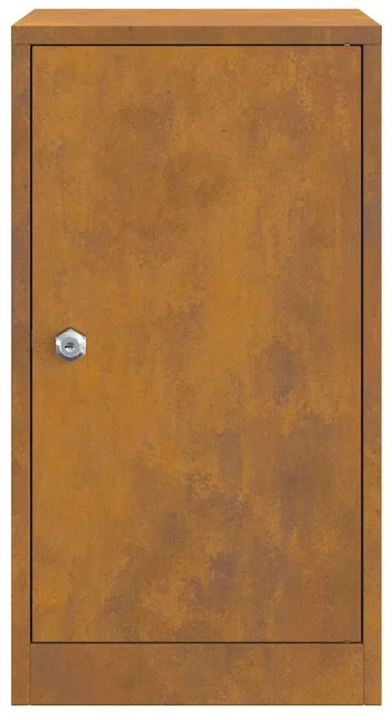 caixa de correio Ferro Enferrujado 30 x 23 x 55 cm Aço corten