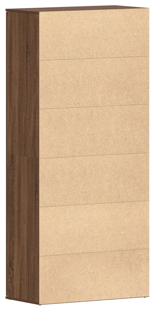 Cabide de Sapatos Carvalho Castanho 80x39x180 cm Madeira Engenharia