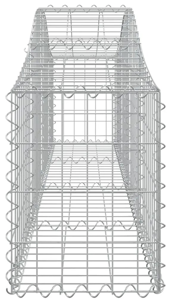 Cestos gabião arqueados 30pcs 200x30x40/60 cm ferro galvanizado