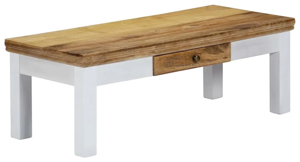 Mesa de centro 110x50x40 cm madeira de mangueira maciça