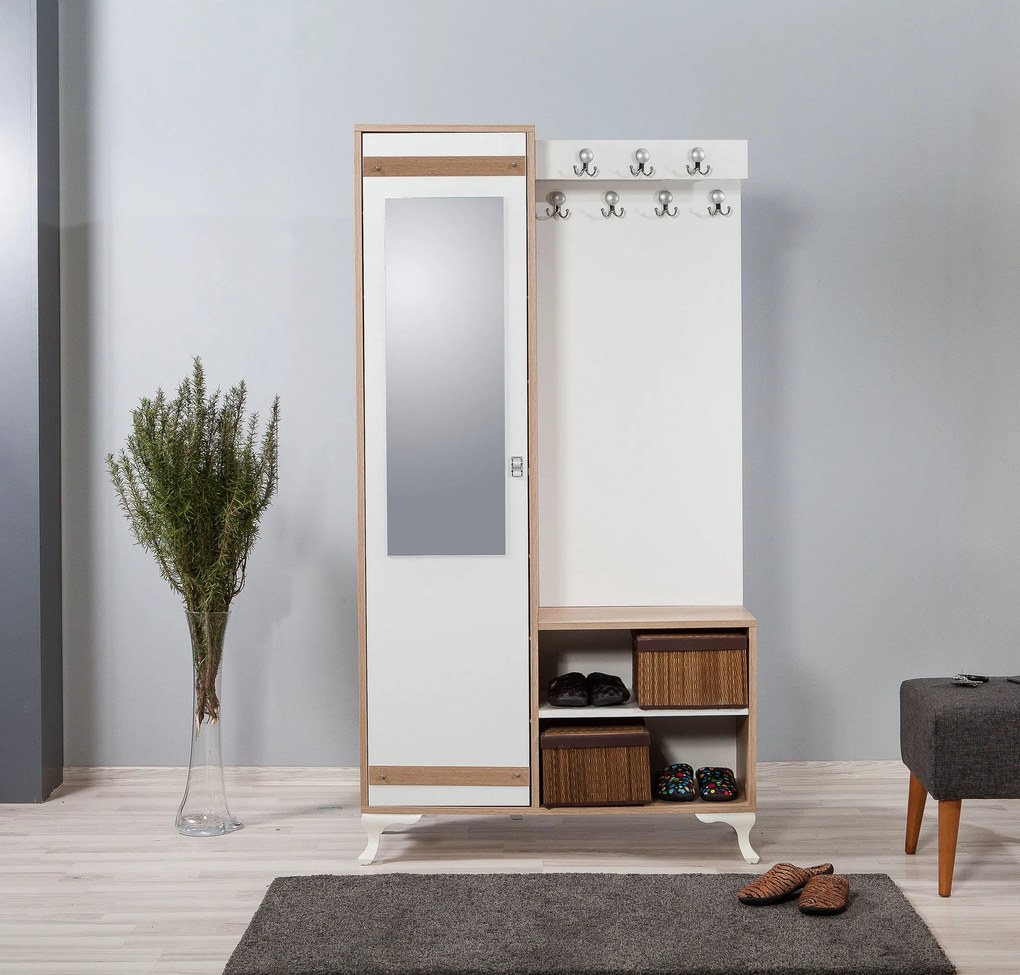 **** Cabideiro Inci – Carvalho Sonoma – 100 cm x 190 cm x 36 cm
**