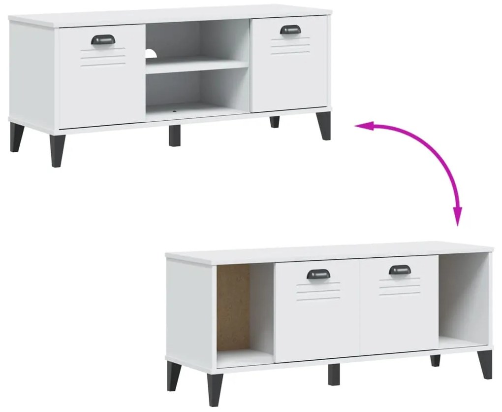 Sapateira VIKEN 106x35x45 cm derivados de madeira branco