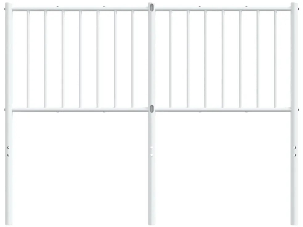 Cabeceira de cama 120 cm metal branco