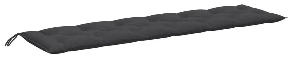 Almofadões p/ banco jardim 2pcs 200x50x7cm mesclado tecido