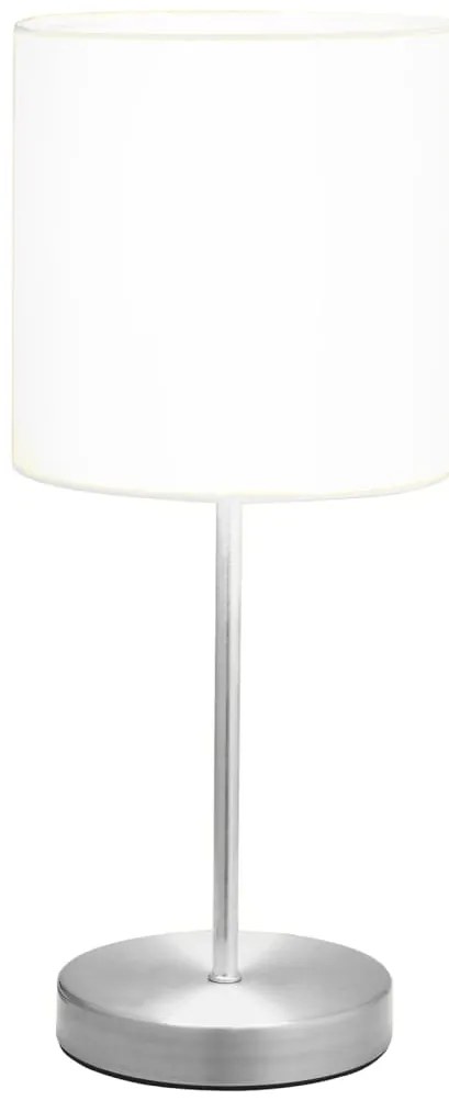 Candeeiros de secretária ativados por toque 2 pcs branco E14