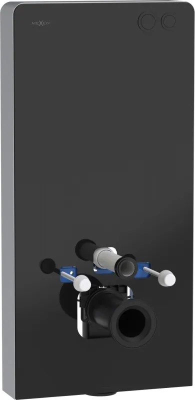 Mexen Tex Air G estrutura pneumática de superfície para WC, vidro preto - 61150A-70