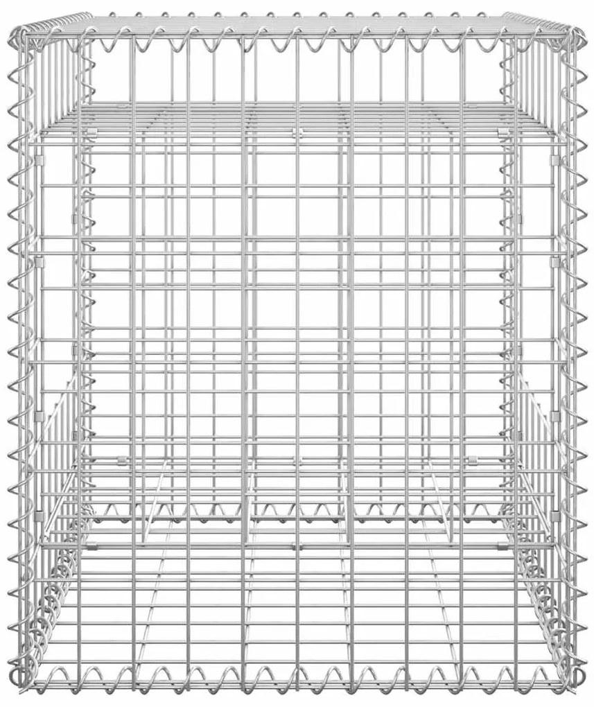 Poste/cesto gabião 50x50x60 cm ferro