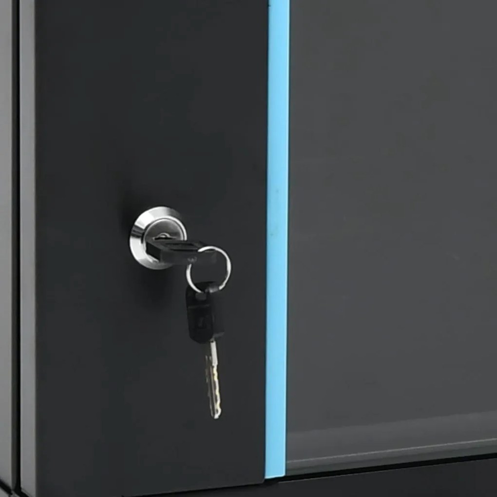 Armário bastidor de parede 9U 19" IP20 600x450x510 mm