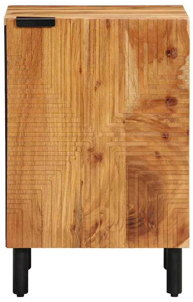 Armário de Banheiro vidaXL 38x33,5x58 cm Madeira Sólida de Acácia