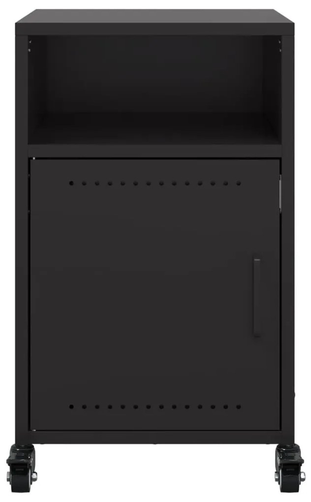 Mesa de cabeceira 36x39x59 cm aço preto