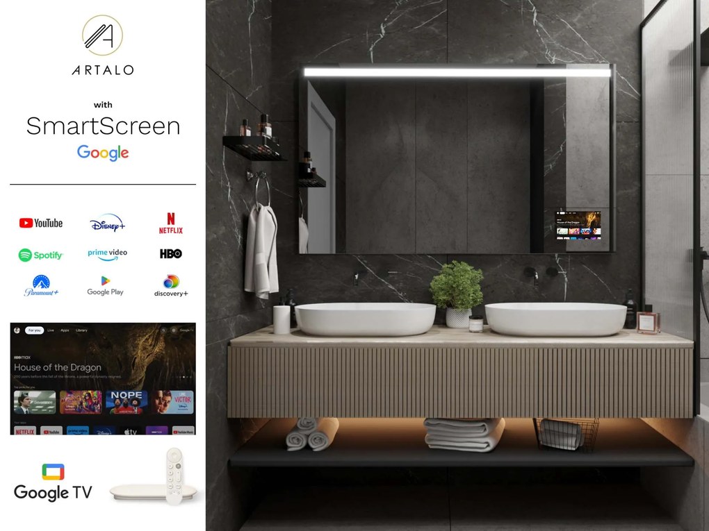 Espelho com iluminação LED M12 premium