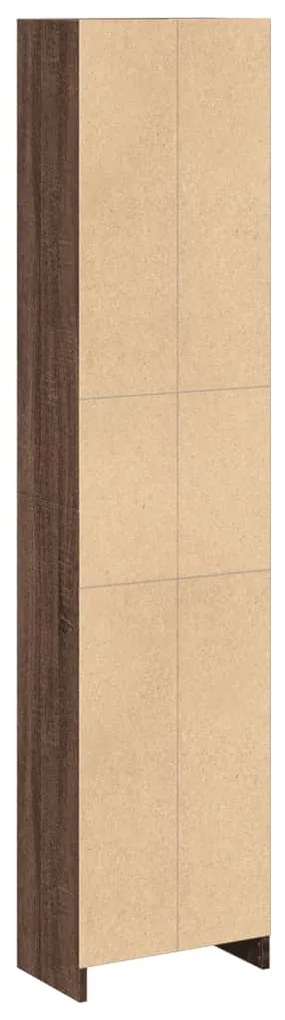 Estante 40x24x176 cm derivados de madeira carvalho castanho