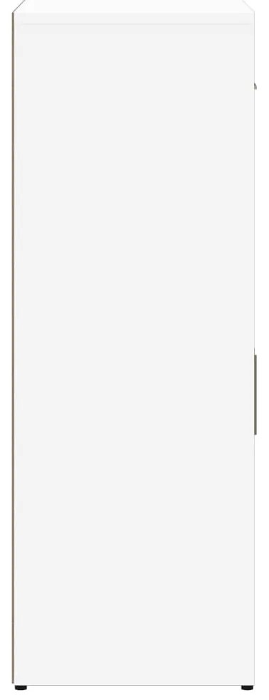 Aparadores 2 pcs 60x30x84 cm derivados de madeira branco