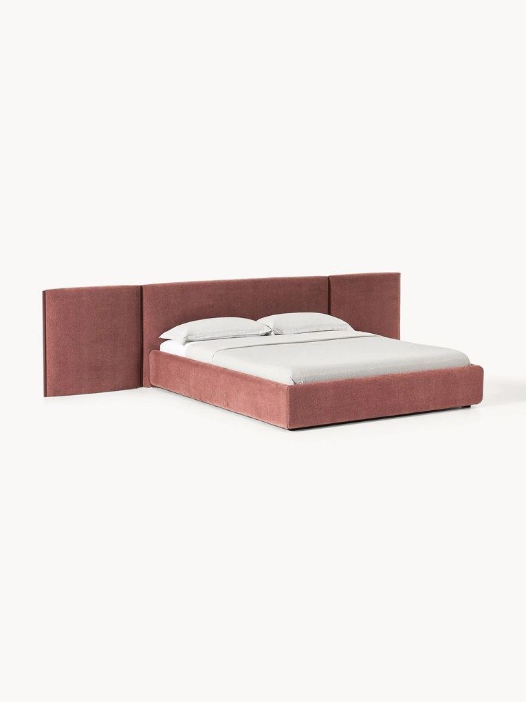 Upholstered Bed Otis with Foldable Headboard