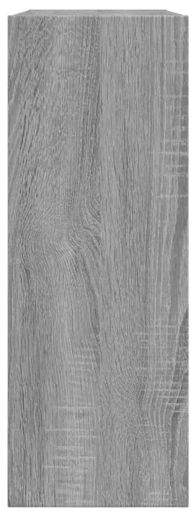 Sapateira 80x21x57 cm derivados de madeira sonoma cinza