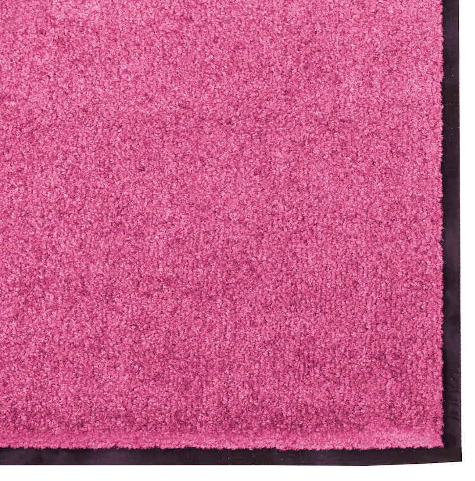 Capacho Rosa - Lavável, 120x250 cm