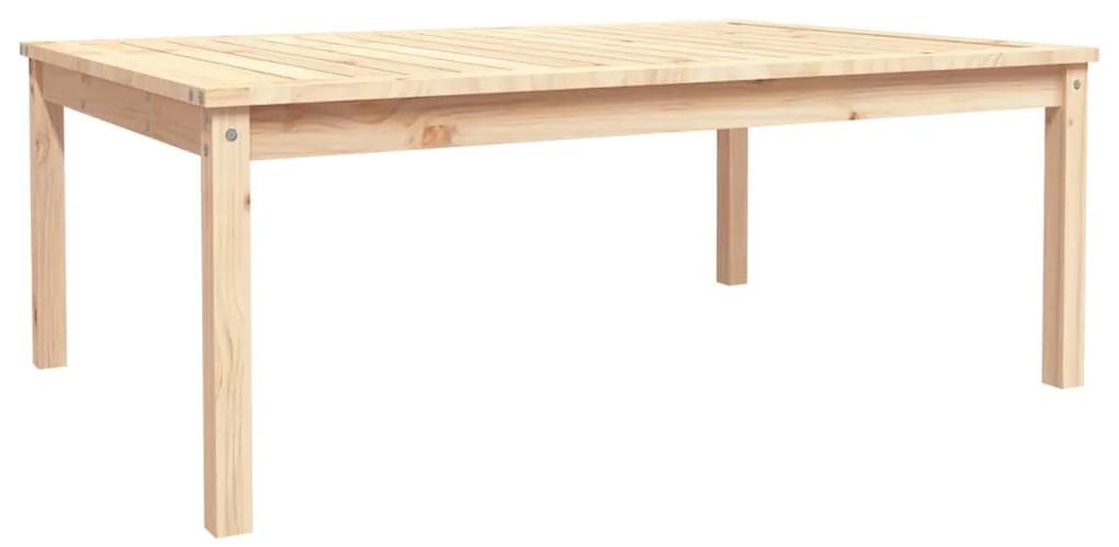 Mesa de jardim 121x82,5x45 cm madeira de pinho maciça