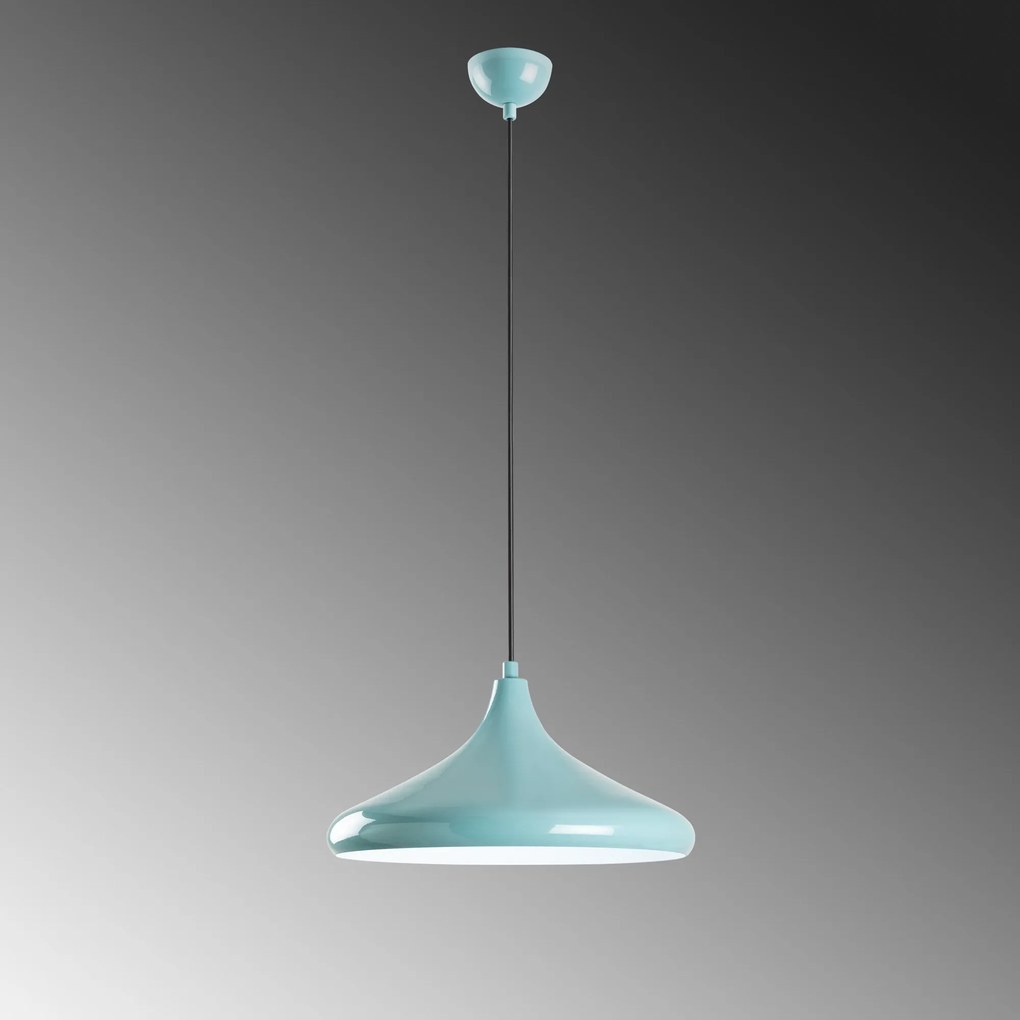 Candeeiro de Teto Eysan – Turquesa – Ø35 h:20 cm