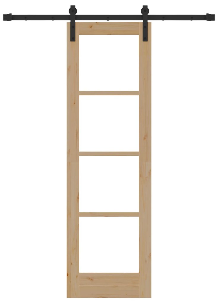 Porta Deslizante vidaXL com Conjunto de Ferragens 'ORKDAL'61x198.5 cm