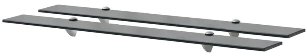 Prateleiras flutuantes 2 pcs vidro 90x20 cm 8 mm