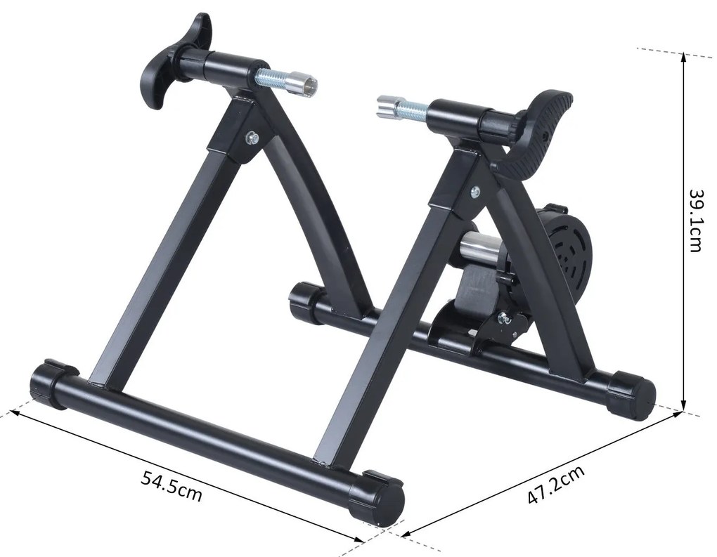 Bicicleta de Treinamento com Rolo Que Dobra Resistência Ajustável Treinador de Ciclismo Aço Bicicleta Interior