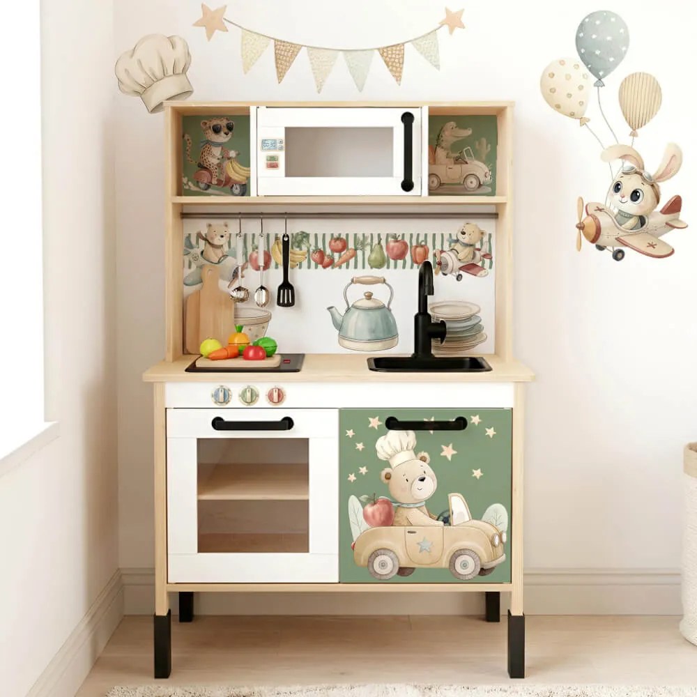 Autocolantes de cozinha IKEA DUKTIG - Flying Chefs