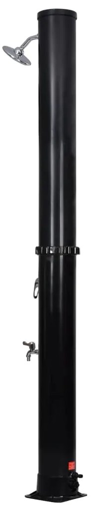 Chuveiro solar de exterior c/ cabeça e torneira 40 L