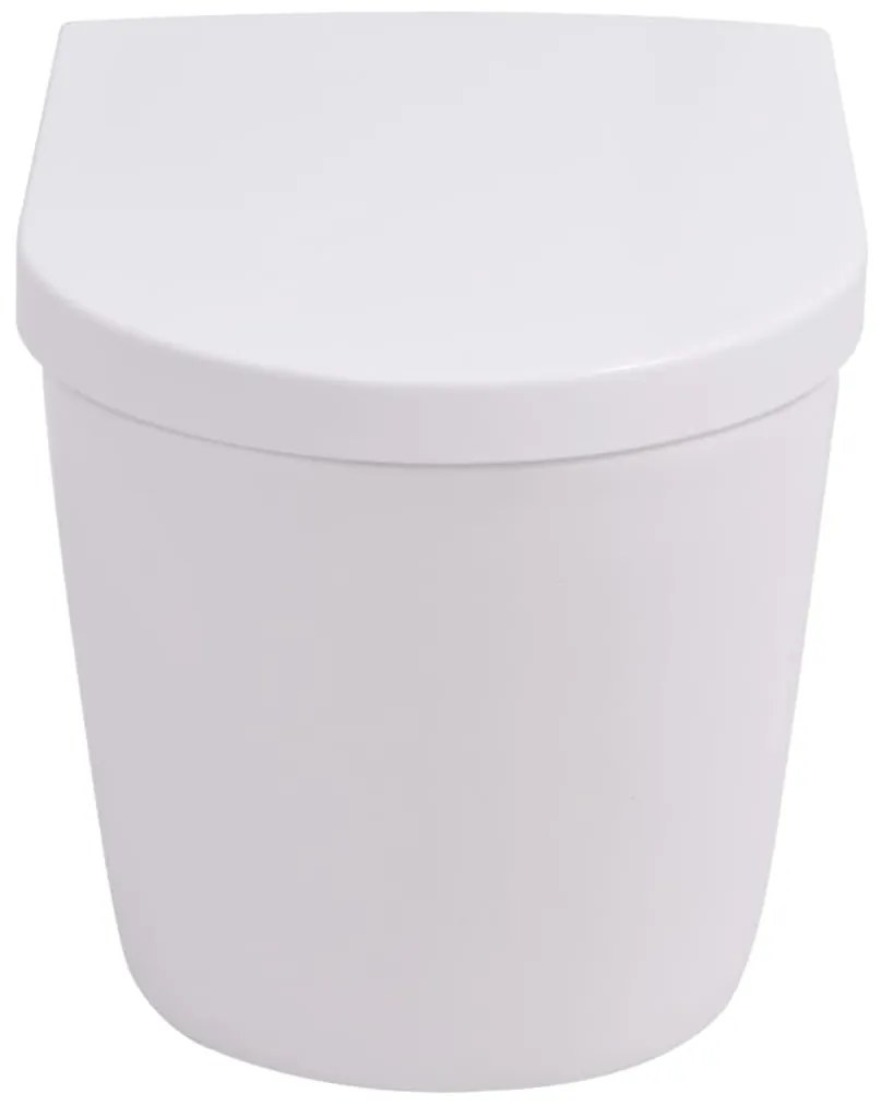 Sanita de pendurar na parede em cerâmica, branco