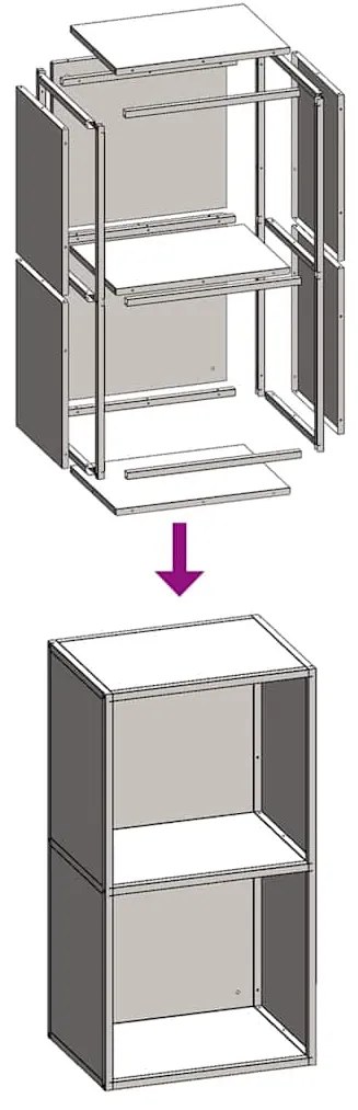 Suporte para lenha 40x30x75 cm aço laminado a frio branco