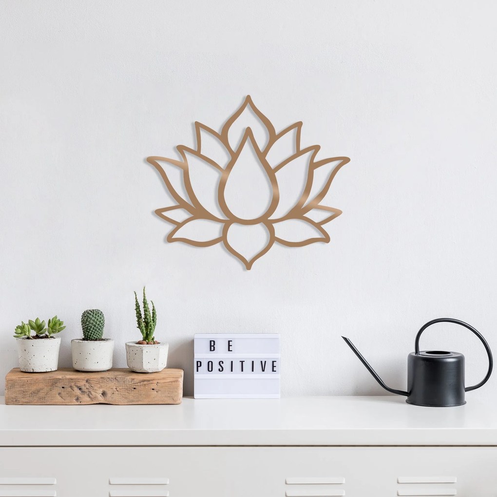 Acessório Decorativo de Parede Metal-405 – Cobre – 50 x 43 cm