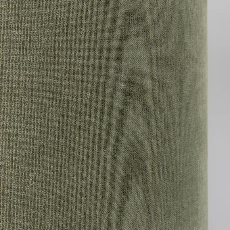 Candeeiro de suspensão preto com abajur 35 cm verde ajustável - Blitz