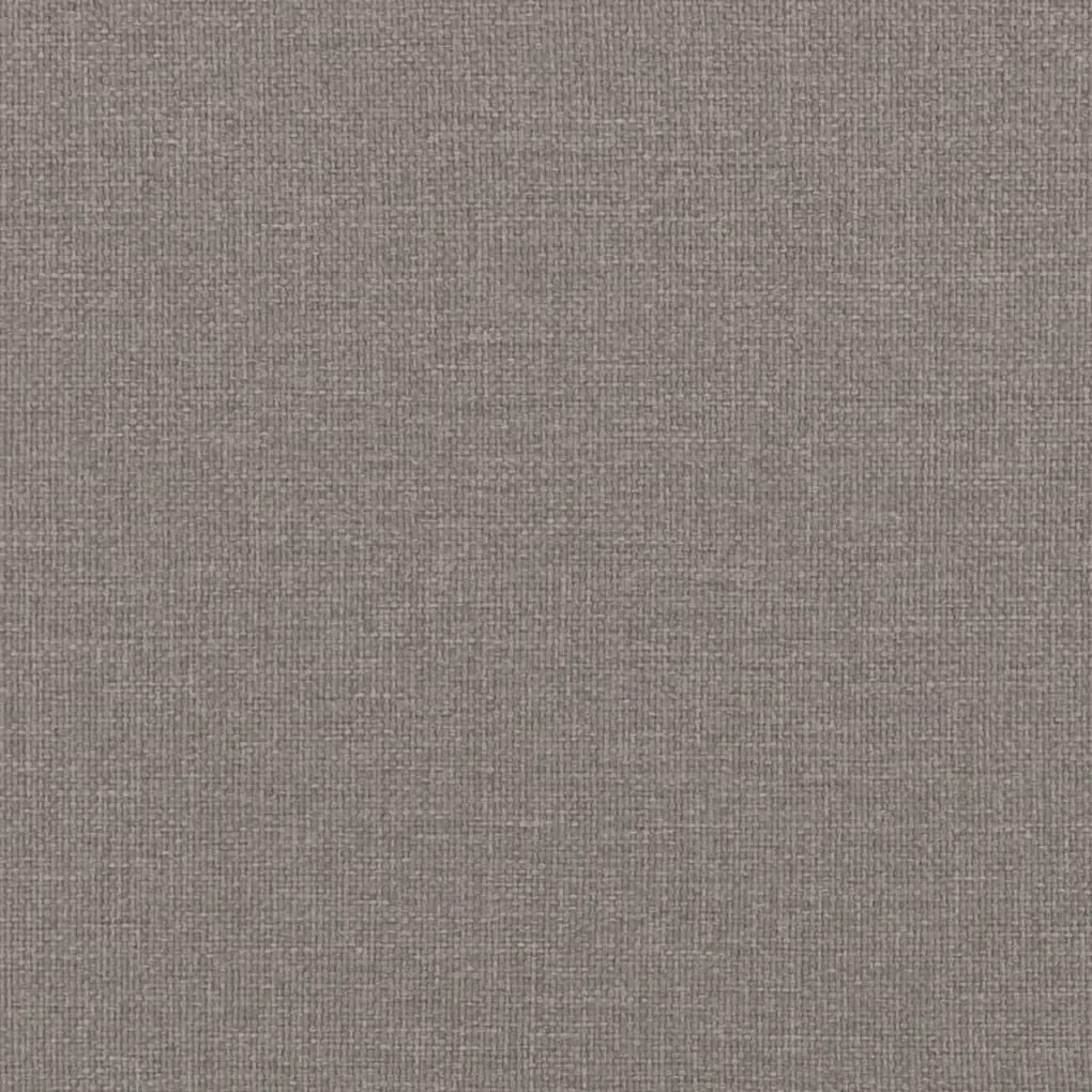Sofá-cama com colchão 90x200 cm tecido cinzento-acastanhado
