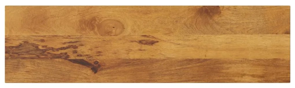 vidaXL Tampo de mesa retangular 120x20x2,5 cm mangueira maciça