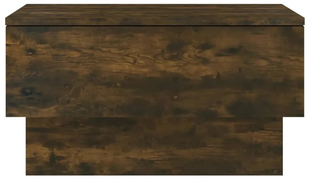 Mesa de cabeceira de montagem na parede cor carvalho fumado
