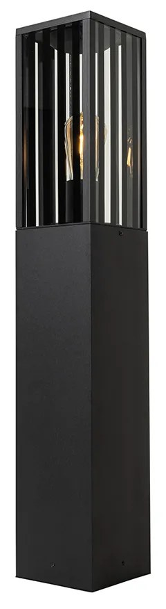 Candeeiro de pé exterior moderno preto 80 cm IP44 - Dijon Moderno