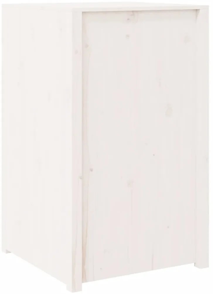Armário de cozinha p/ exterior 55x55x92 cm pinho maciço branco