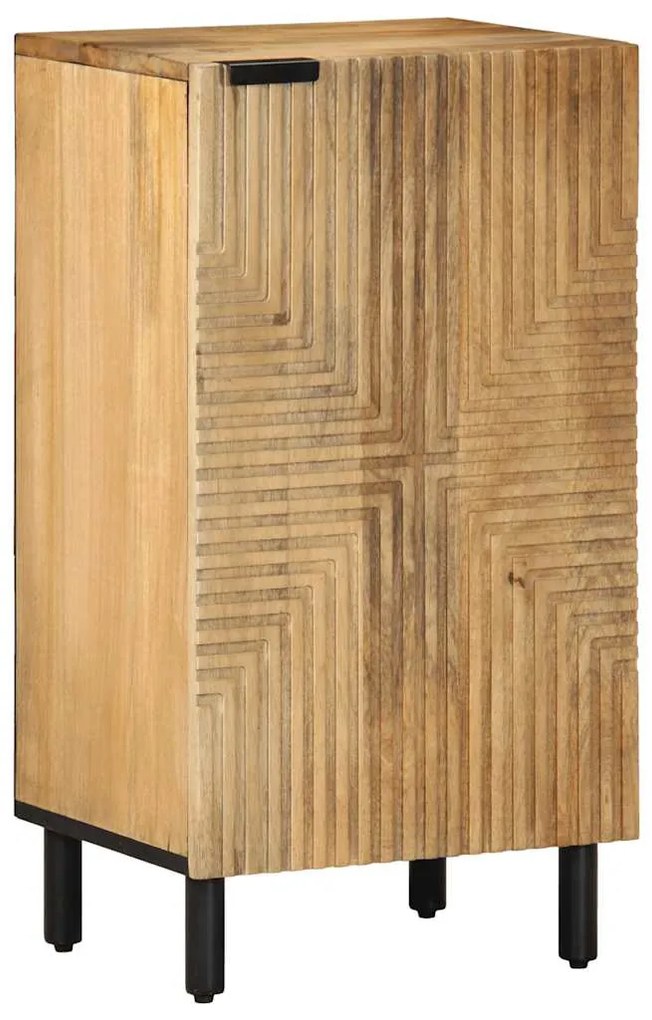 vidaXL Aparador 40x33x75 cm madeira de mangueira maciça castanho