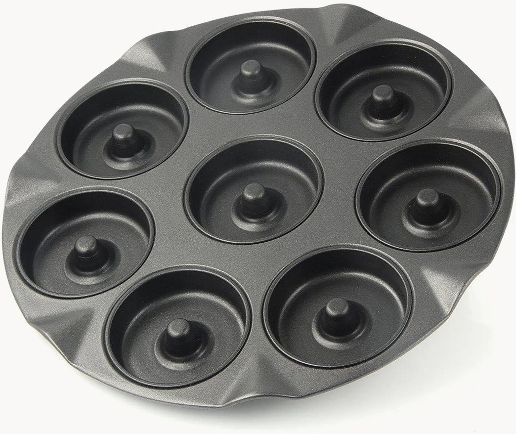 Tabuleiro para fritos Apple Black Metallic, conjunto de 8
