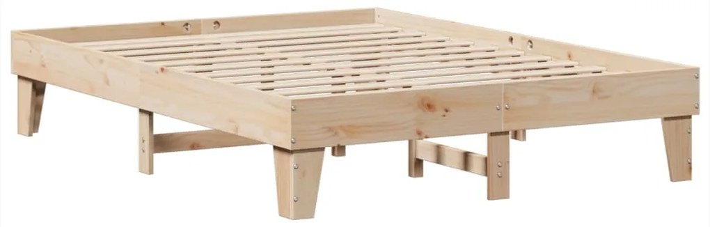 Cama sem colchão 160x200 cm madeira de pinho maciça