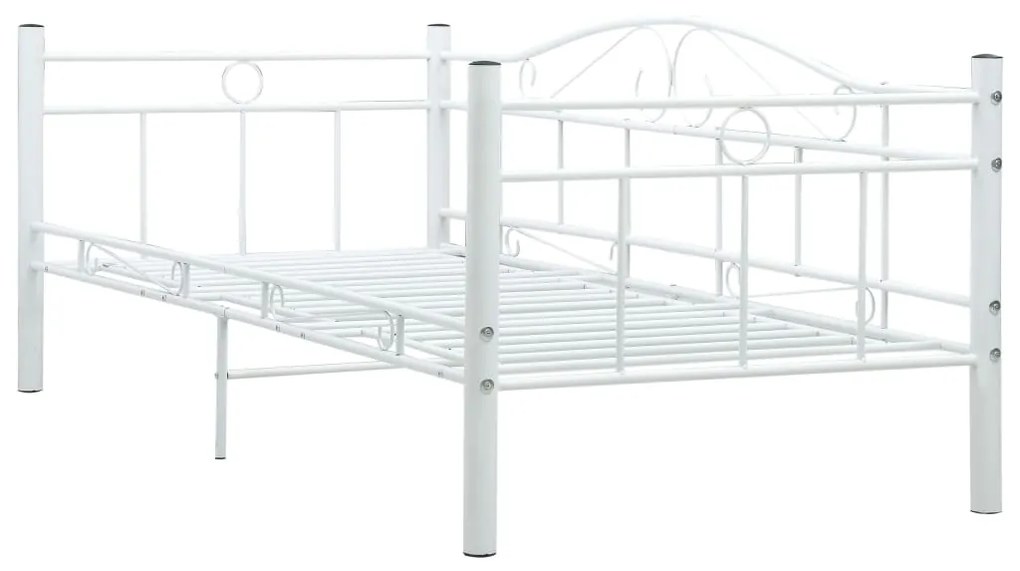 Estrutura sofá-cama 90x200 cm metal branco